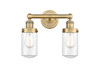 INNOVATIONS 616-2W-BB-G312 Dover 2 15.5 inch Bath Vanity Light Brushed Brass
