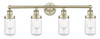 INNOVATIONS 616-4W-AB-G312 Dover 4 33.5 inch Bath Vanity Light Antique Brass
