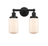 INNOVATIONS 616-2W-BK-G311 Dover 2 Light 15.5 inch Bath Vanity Light Matte Black