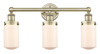 INNOVATIONS 616-3W-AB-G311 Dover 3 24.5 inch Bath Vanity Light Antique Brass