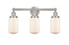 INNOVATIONS 616-3W-SN-G311 Dover 3 Light 24.5 inch Bath Vanity Light Brushed Satin Nickel