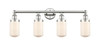 INNOVATIONS 616-4W-PN-G311 Dover 4 33.5 inch Bath Vanity Light Polished Nickel