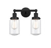 INNOVATIONS 616-2W-BK-G314 Dover 2 Light 15.5 inch Bath Vanity Light Matte Black