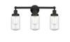 INNOVATIONS 616-3W-BK-G314 Dover 3 Light 24.5 inch Bath Vanity Light Matte Black