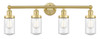 INNOVATIONS 616-4W-SG-G314 Dover 4 33.5 inch Bath Vanity Light Satin Gold