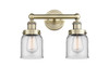 INNOVATIONS 616-2W-AB-G52 Bell 2 15.5 inch Bath Vanity Light Antique Brass