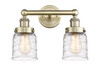 INNOVATIONS 616-2W-AB-G513 Bell 2 15.5 inch Bath Vanity Light Antique Brass