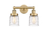 INNOVATIONS 616-2W-BB-G513 Bell 2 15.5 inch Bath Vanity Light Brushed Brass