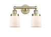 INNOVATIONS 616-2W-AB-G51 Bell 2 15.5 inch Bath Vanity Light Antique Brass