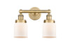 INNOVATIONS 616-2W-BB-G51 Bell 2 15.5 inch Bath Vanity Light Brushed Brass