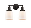 INNOVATIONS 616-2W-OB-G51 Bell 2 Light 15.5 inch Bath Vanity Light Oil Rubbed Bronze