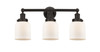 INNOVATIONS 616-3W-OB-G51 Bell 3 Light 24.5 inch Bath Vanity Light Oil Rubbed Bronze