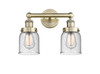 INNOVATIONS 616-2W-AB-G54 Bell 2 15.5 inch Bath Vanity Light Antique Brass