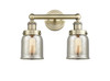 INNOVATIONS 616-2W-AB-G58 Bell 2 15.5 inch Bath Vanity Light Antique Brass