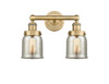INNOVATIONS 616-2W-BB-G58 Bell 2 15.5 inch Bath Vanity Light Brushed Brass