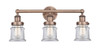 INNOVATIONS 616-3W-AC-G182S Canton 3 23.25 inch Bath Vanity Light Antique Copper