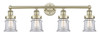 INNOVATIONS 616-4W-AB-G182S Canton 4 32.25 inch Bath Vanity Light Antique Brass
