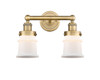 INNOVATIONS 616-2W-BB-G181S Canton 2 14.25 inch Bath Vanity Light Brushed Brass