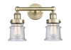 INNOVATIONS 616-2W-AB-G184S Canton 2 14.25 inch Bath Vanity Light Antique Brass