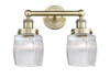 INNOVATIONS 616-2W-AB-G302 Colton 2 15 inch Bath Vanity Light Antique Brass