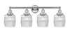 INNOVATIONS 616-4W-PC-G302 Colton 4 Light 33 inch Bath Vanity Light Polished Chrome