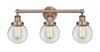 INNOVATIONS 616-3W-AC-G202-6 Beacon 3 24.5 inch Bath Vanity Light Antique Copper