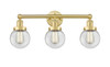 INNOVATIONS 616-3W-SG-G202-6 Beacon 3 24.5 inch Bath Vanity Light Satin Gold