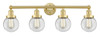 INNOVATIONS 616-4W-SG-G202-6 Beacon 4 33.5 inch Bath Vanity Light Satin Gold