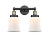 INNOVATIONS 616-2W-BAB-G181 Canton 2 15 inch Bath Vanity Light Black Antique Brass