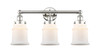 INNOVATIONS 616-3W-PN-G181 Canton 3 24 inch Bath Vanity Light Polished Nickel