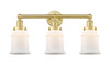 INNOVATIONS 616-3W-SG-G181 Canton 3 24 inch Bath Vanity Light Satin Gold