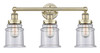 INNOVATIONS 616-3W-AB-G184 Canton 3 24 inch Bath Vanity Light Antique Brass