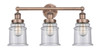 INNOVATIONS 616-3W-AC-G184 Canton 3 24 inch Bath Vanity Light Antique Copper