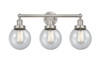 INNOVATIONS 616-3W-SN-G204-6 Beacon 3 Light 24.5 inch Bath Vanity Light Brushed Satin Nickel