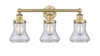 INNOVATIONS 616-3W-BB-G192 Bellmont 3 24.5 inch Bath Vanity Light Brushed Brass
