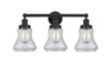 INNOVATIONS 616-3W-BK-G192 Bellmont 3 Light 24.5 inch Bath Vanity Light Matte Black