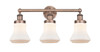 INNOVATIONS 616-3W-AC-G191 Bellmont 3 24.5 inch Bath Vanity Light Antique Copper