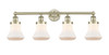 INNOVATIONS 616-4W-AB-G191 Bellmont 4 33.5 inch Bath Vanity Light Antique Brass