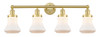 INNOVATIONS 616-4W-SG-G191 Bellmont 4 33.5 inch Bath Vanity Light Satin Gold