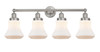 INNOVATIONS 616-4W-SN-G191 Bellmont 4 Light 33.5 inch Bath Vanity Light Brushed Satin Nickel