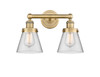 INNOVATIONS 616-2W-BB-G62 Cone 2 15.5 inch Bath Vanity Light Brushed Brass