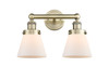 INNOVATIONS 616-2W-AB-G61 Cone 2 15.5 inch Bath Vanity Light Antique Brass