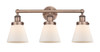INNOVATIONS 616-3W-AC-G61 Cone 3 24.5 inch Bath Vanity Light Antique Copper