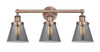 INNOVATIONS 616-3W-AC-G63 Cone 3 24.5 inch Bath Vanity Light Antique Copper