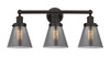 INNOVATIONS 616-3W-OB-G63 Cone 3 Light 24.5 inch Bath Vanity Light Oil Rubbed Bronze