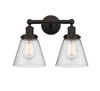 INNOVATIONS 616-2W-OB-G64 Cone 2 Light 15.5 inch Bath Vanity Light Oil Rubbed Bronze