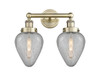 INNOVATIONS 616-2W-AB-G165 Geneseo 2 15 inch Bath Vanity Light Antique Brass