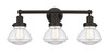 INNOVATIONS 616-3W-OB-G322 Olean 3 Light 24.5 inch Bath Vanity Light Oil Rubbed Bronze