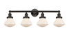 INNOVATIONS 616-4W-OB-G321 Olean 4 Light 33.5 inch Bath Vanity Light Oil Rubbed Bronze