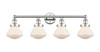 INNOVATIONS 616-4W-PN-G321 Olean 4 33.5 inch Bath Vanity Light Polished Nickel